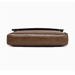 Elegant shoulder bag - leather - wideBags