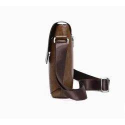 Bolsa de ombro elegante - couro - larga
