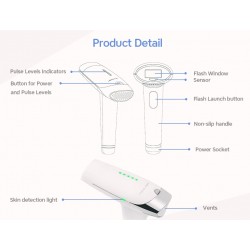 2 in 1 IPL laser gun - permanent hair removal - epilatorHair removal
