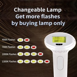 2 in 1 IPL laser gun - permanent hair removal - epilatorHair removal