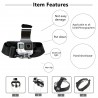 Alça de cabeça ajustável - montagem para câmeras GoPro