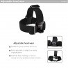 Alça de cabeça ajustável - montagem para câmeras GoPro