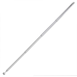 Antena aérea telescópica universal - 7 seções retrátil - 740mm