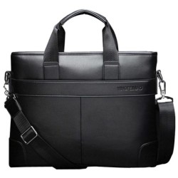 Elegante bolsa de negócios de ombro - couro
