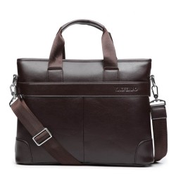 Elegant shoulder business bag - leatherBags
