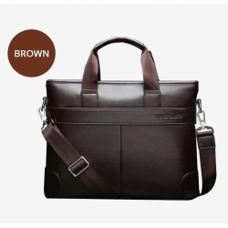Elegant shoulder business bag - leatherBags
