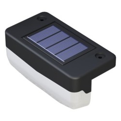 Luz de parede externa - lâmpada solar - à prova d'água - LED