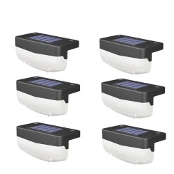Luz de parede externa - lâmpada solar - à prova d'água - LED