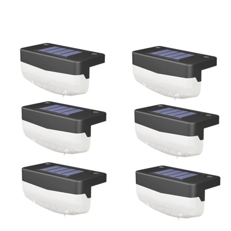 Luz de parede externa - lâmpada solar - à prova d'água - LED