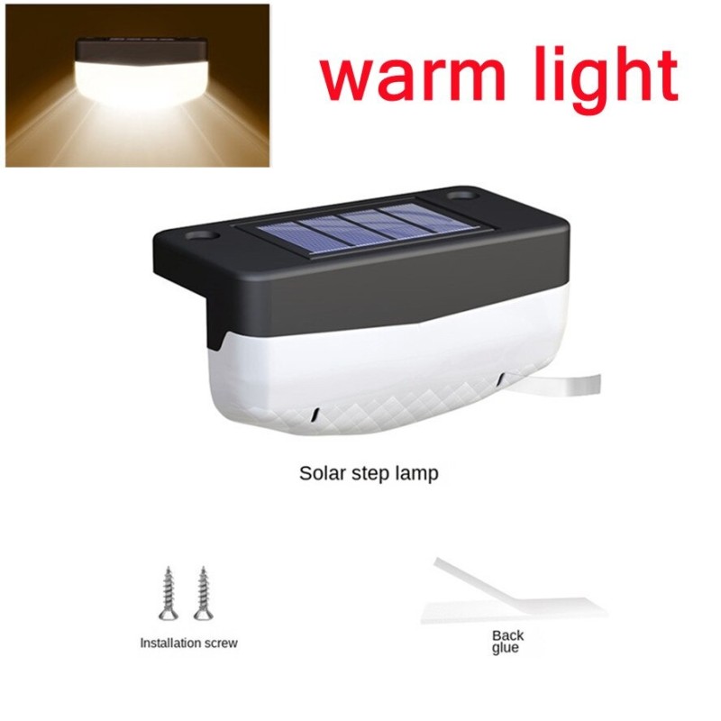 Luz de parede externa - lâmpada solar - à prova d'água - LED