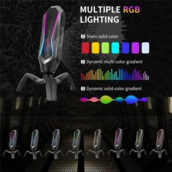 YANMAI T1 Mecha - microfone condensador para jogos - cardióide - RGB - USB