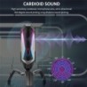 YANMAI T1 Mecha - microfone condensador para jogos - cardióide - RGB - USB