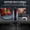 YANMAI T1 Mecha - microfone condensador para jogos - cardióide - RGB - USB