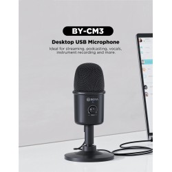 BOYA BY-CM3 - USB condenser microphone - with recordingMicrophones