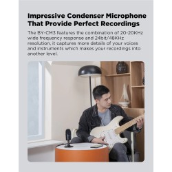 BOYA BY-CM3 - USB condenser microphone - with recordingMicrophones