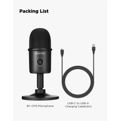BOYA BY-CM3 - USB condenser microphone - with recordingMicrophones