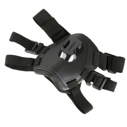 Arnês para cães - alça no peito - suporte para câmeras GoPro Hero