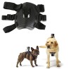 Arnês para cães - alça no peito - suporte para câmeras GoPro Hero