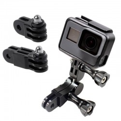 Braço pivô de 3 vias - adaptador - montagem de extensão - para câmeras GoPro