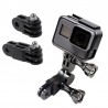 Braço pivô de 3 vias - adaptador - montagem de extensão - para câmeras GoPro