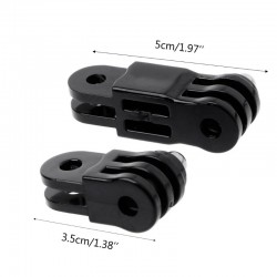 Braço pivô de 3 vias - adaptador - montagem de extensão - para câmeras GoPro
