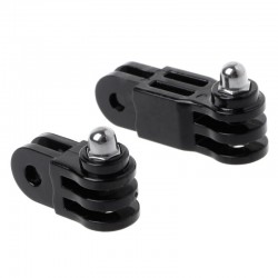 Braço pivô de 3 vias - adaptador - montagem de extensão - para câmeras GoPro