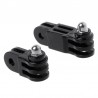 Braço pivô de 3 vias - adaptador - montagem de extensão - para câmeras GoPro