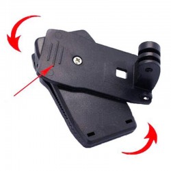 Quick mount clip - 360 degree rotatable - for GoPro CamerasMounts