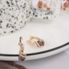 Brincos luxuosos de ouro rosa - zircônias / cristais coloridos