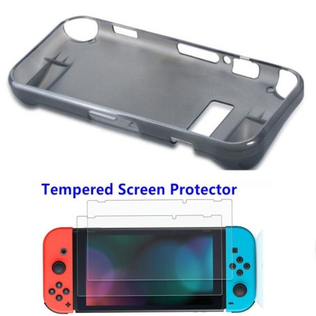 Capa protetora - com 2 protetores de tela - para Nintendo Switch Joycon Console