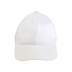 Boné de beisebol - fibra óptica - LED - USB - branco