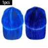 Boné de beisebol - fibra óptica - 7 cores LED - USB - preto