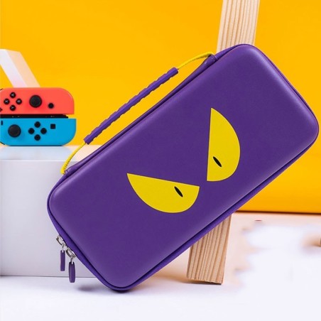 Saco de armazenamento rígido de proteção - para Nintendo Switch / Nintendo Switch Lite - diabo roxo