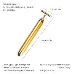 Massageador de beleza energizante - antirrugas / adelgaçante / refirmante - rosto / corpo