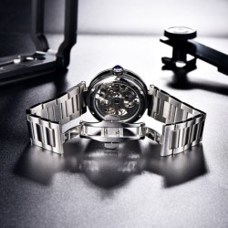 BENYAR - automatic mechanical watch - hollow-out design - stainless steel - blueWatches