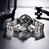 BENYAR - automatic mechanical watch - hollow-out design - stainless steel - blueWatches
