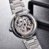 BENYAR - automatic mechanical watch - hollow-out design - stainless steel - blueWatches