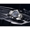 BENYAR - automatic mechanical watch - hollow-out design - stainless steel - blueWatches