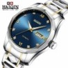 HAIQIN - mechanical automatic watch - stainless steel - gold / blueWatches