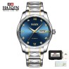 HAIQIN - mechanical automatic watch - stainless steel - gold / blueWatches