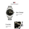 HAIQIN - mechanical automatic watch - stainless steel - gold / blackWatches