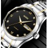 HAIQIN - mechanical automatic watch - stainless steel - gold / blackWatches