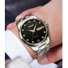 HAIQIN - mechanical automatic watch - stainless steel - gold / blackWatches
