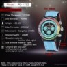 PAGANI DESIGN - mechanical sports watch - chronograph - rainbow bezel - leather strap - goldWatches