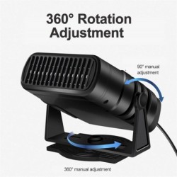 4 in 1 car heater - cooling / heating fan - dryer / demister / defroster - 120WInterior accessories