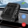 Aquecedor de carro 4 em 1 - ventilador de refrigeração / aquecimento - secador / desembaciador / descongelador - 120W