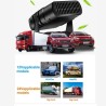 Aquecedor de carro 4 em 1 - ventilador de refrigeração / aquecimento - secador / desembaciador / descongelador - 120W