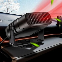 Aquecedor de carro 4 em 1 - ventilador de refrigeração / aquecimento - secador / desembaciador / descongelador - 120W