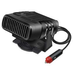 Aquecedor de carro 4 em 1 - ventilador de refrigeração / aquecimento - secador / desembaciador / descongelador - 120W