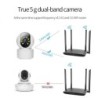 Wireless camera - baby monitor - auto tracking - two way audio - 5G IP - WiFi - 720PSecurity cameras